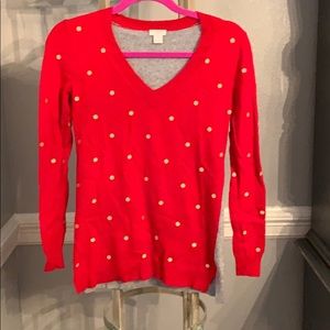Polka dot sweater